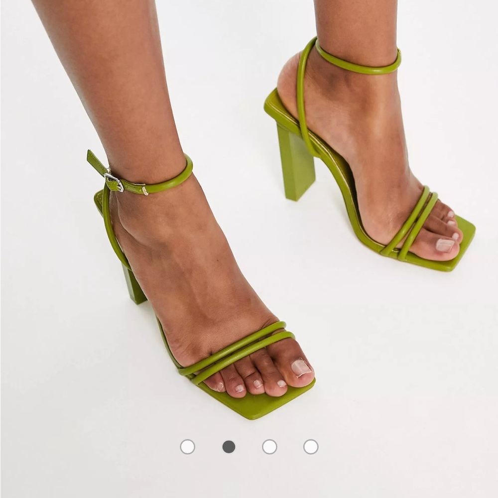 ASOS green heels